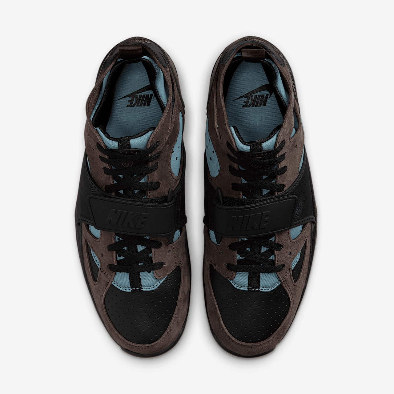 Nike Huarache sneaker Zwart/Smokey Blue/Velvet Brown/Baroque Brown