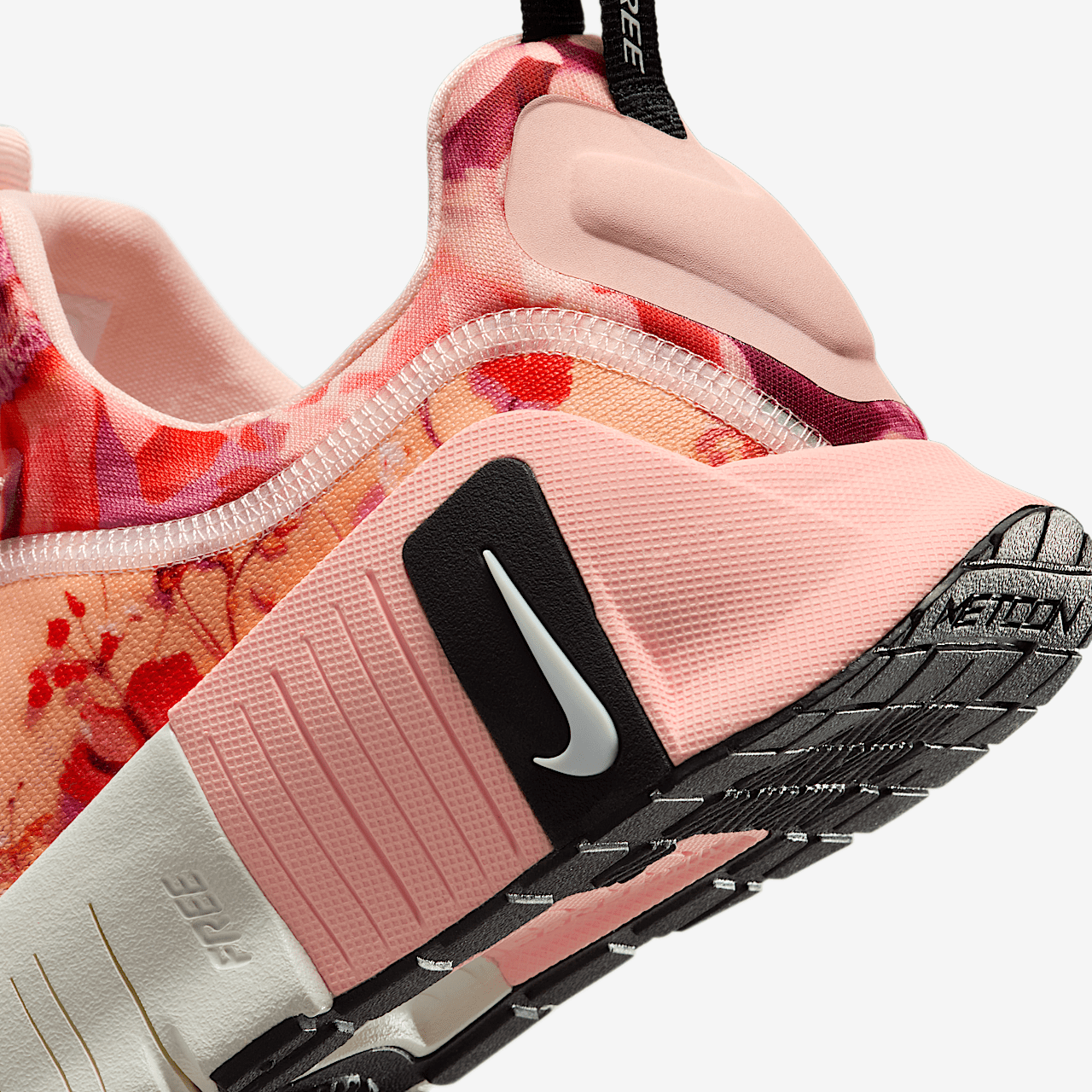 Nike Free sneaker Washed Coral/Zwart/Sail