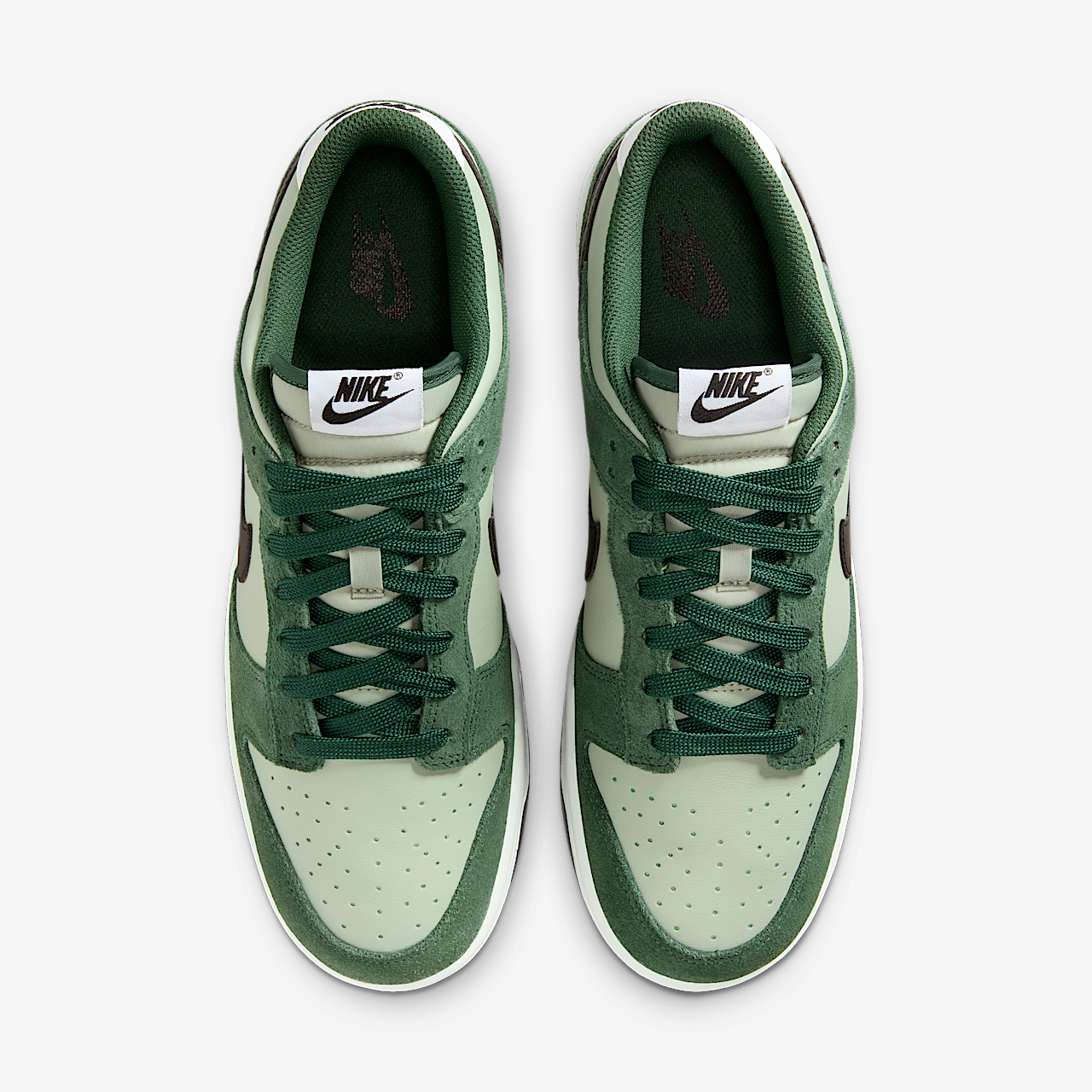Nike Dunk Low sneaker Jade Horizon/Fir/Summit White/Zwart
