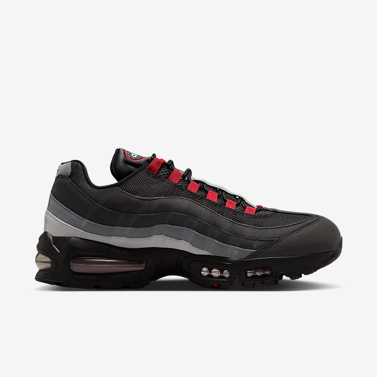 Nike Air Max 95 sneaker Zwart/Dark Smoke Grey/Smoke Grey/Gym Red