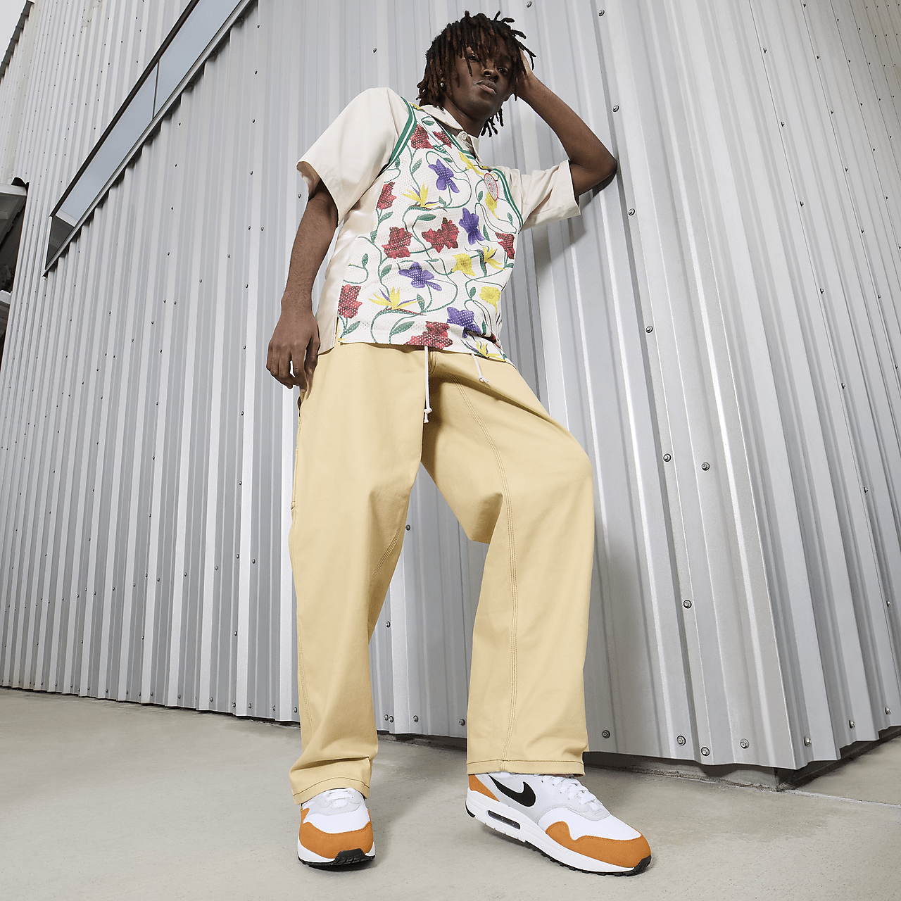 Nike Air Max 1 sneaker Wit/Monarch/Pure Platinum/Zwart