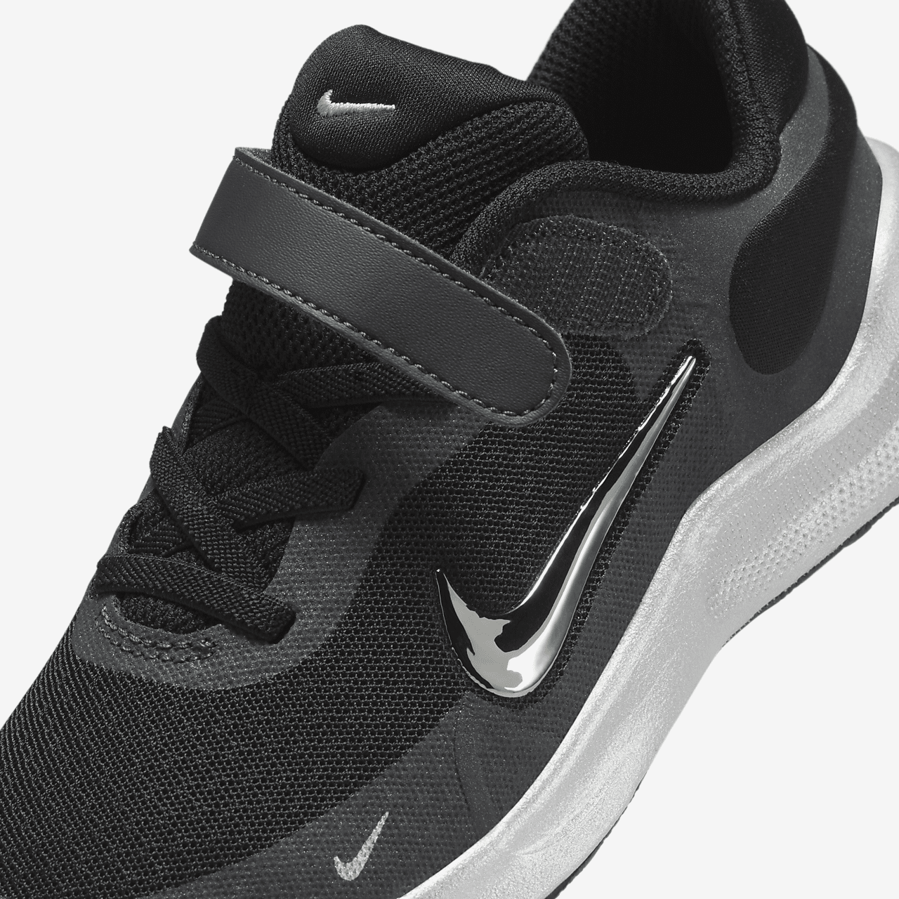 Nike  sneaker Zwart/Anthracite/Smoke Grey/Metallic Silver