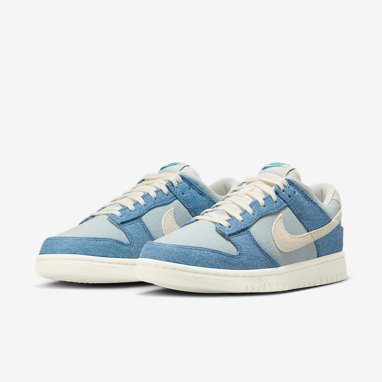 Nike Dunk Low sneaker Smokey Blue/Denim Turquoise/Ochre/Pale Ivory
