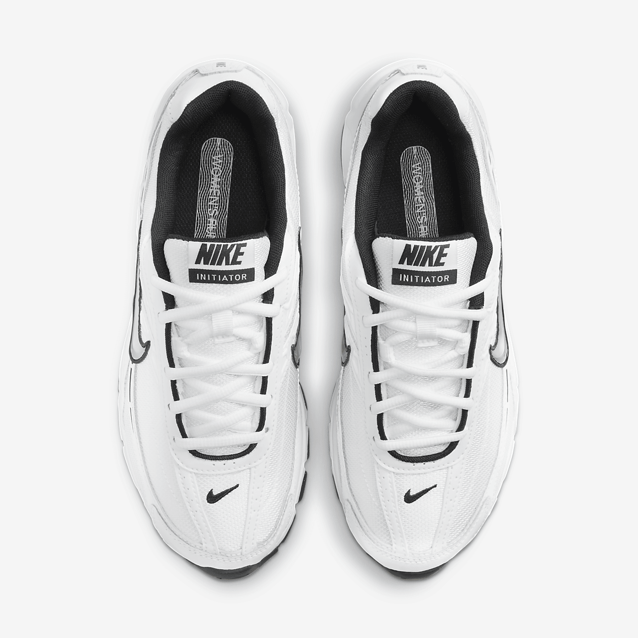 Nike  sneaker Wit/Wit/Zwart/Metallic Silver