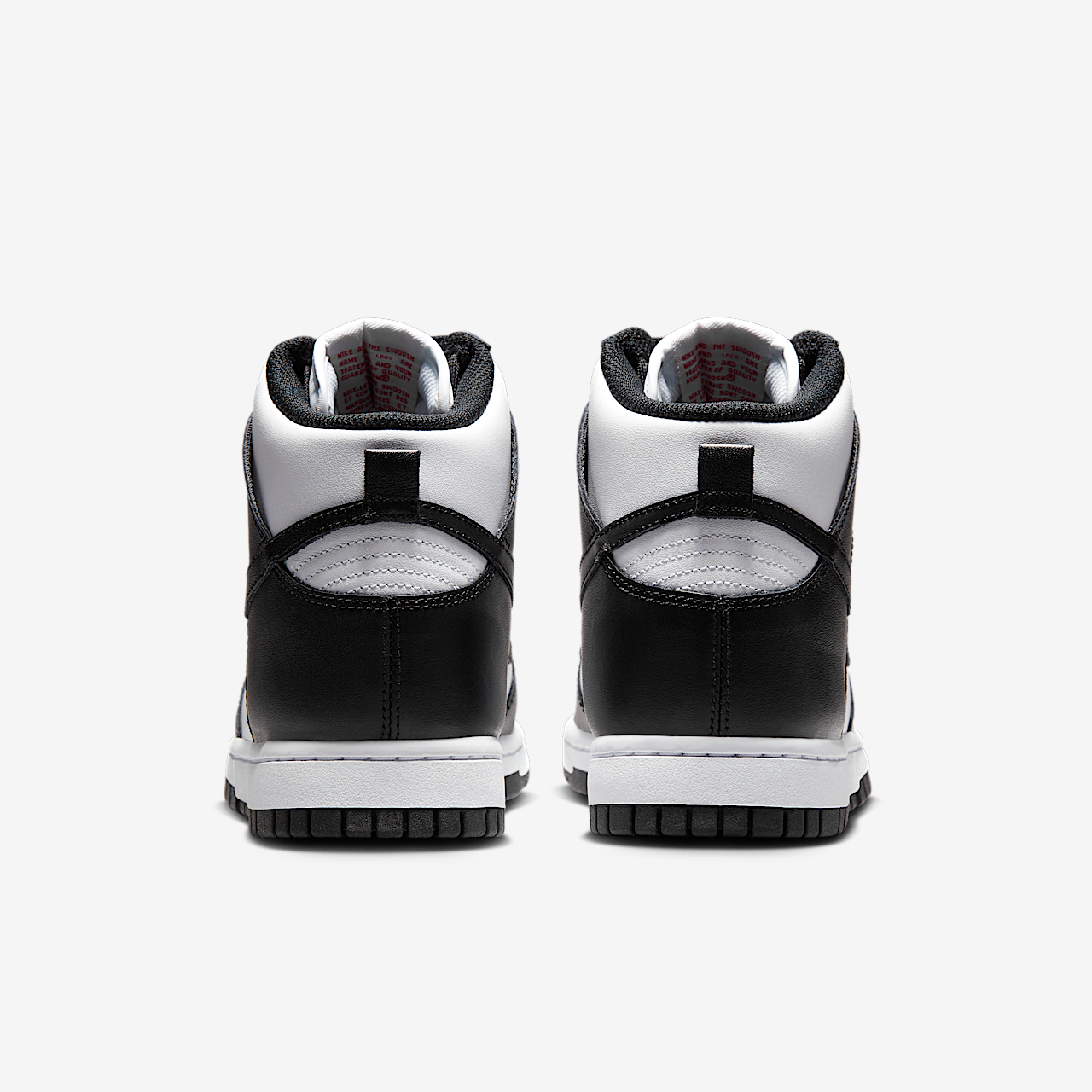 Nike Dunk High sneaker Wit/University Red/Zwart