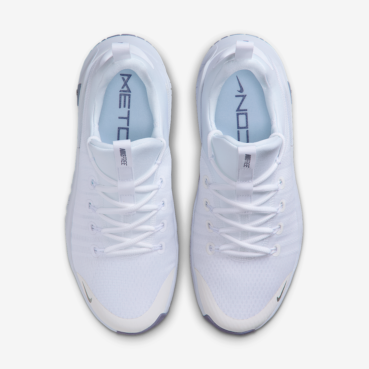 Nike Free sneaker Wit/Half Blue/Metallic Silver