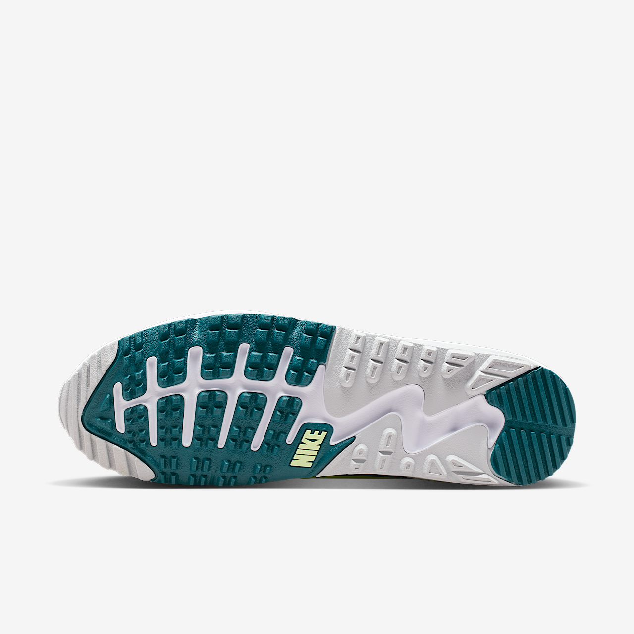 Nike Air max 90 sneaker Wit/Bright Spruce/Volt