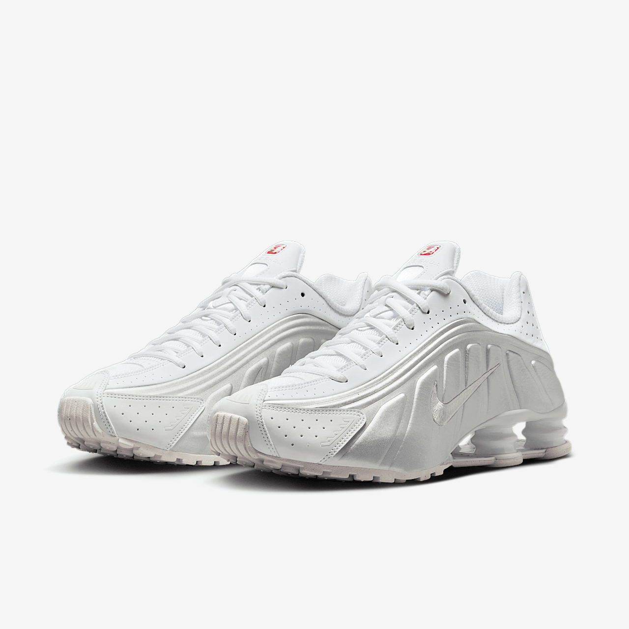 Nike Nike Shox sneaker Wit/Wit/Bright Crimson/Metallic Silver