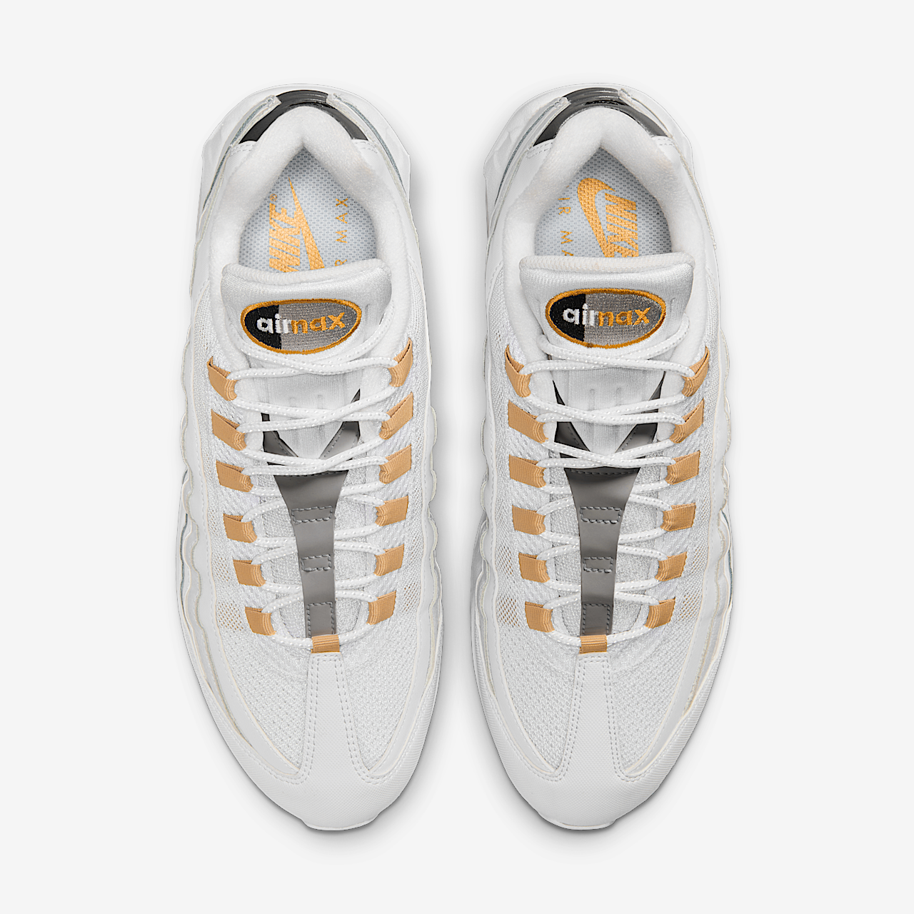 Nike Air Max sneaker Wit/Zwart/Pearl Grey/Metallic Gold