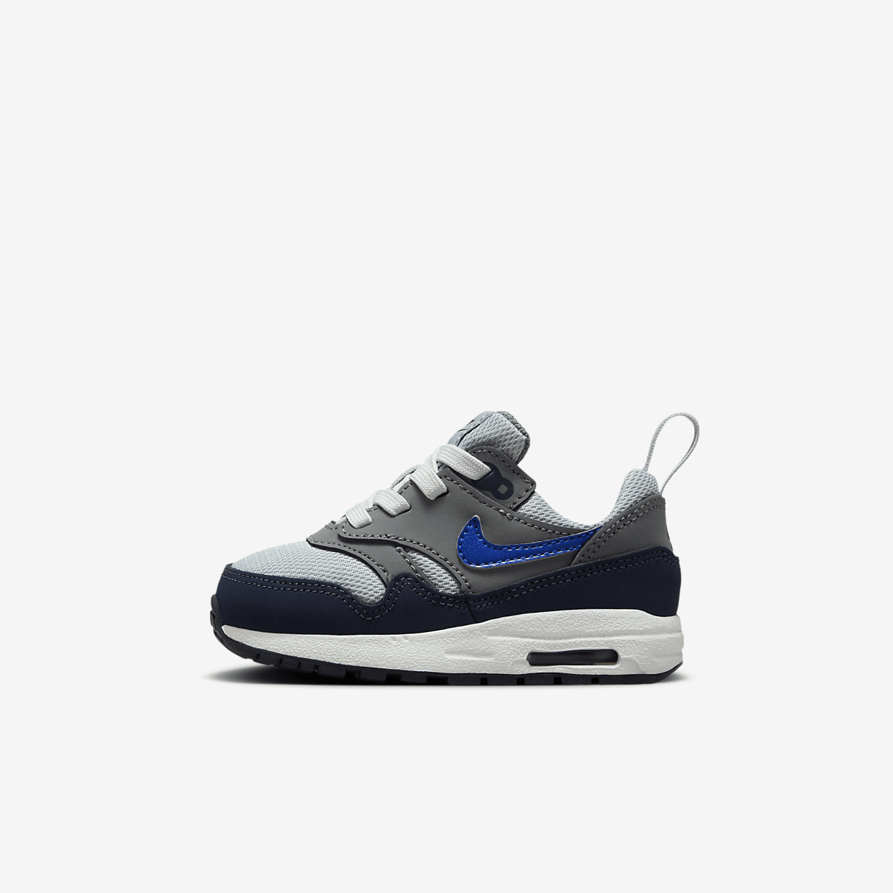 Nike Air Max 1 sneaker Smoke Grey/Wolf Grey/Obsidian/Racer Blue