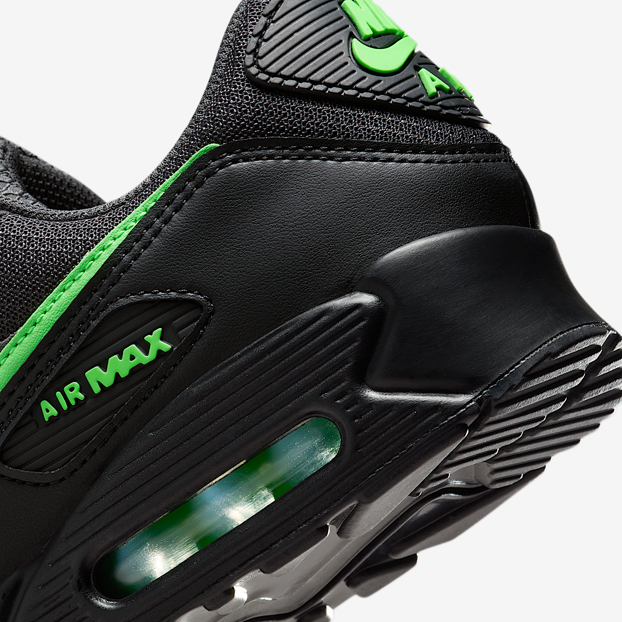 Nike Air max 90 sneaker Anthracite/Zwart/Green Strike