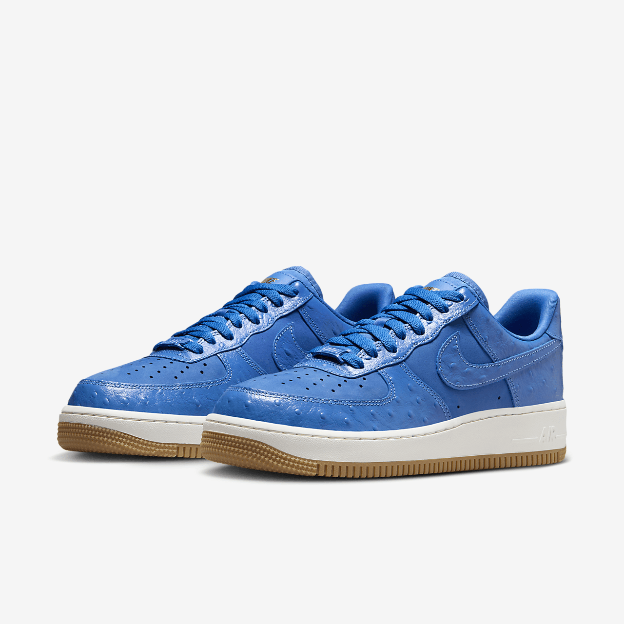 Nike Air Force 1 sneaker Star Blue/Sail/Gum Light Brown/Star Blue