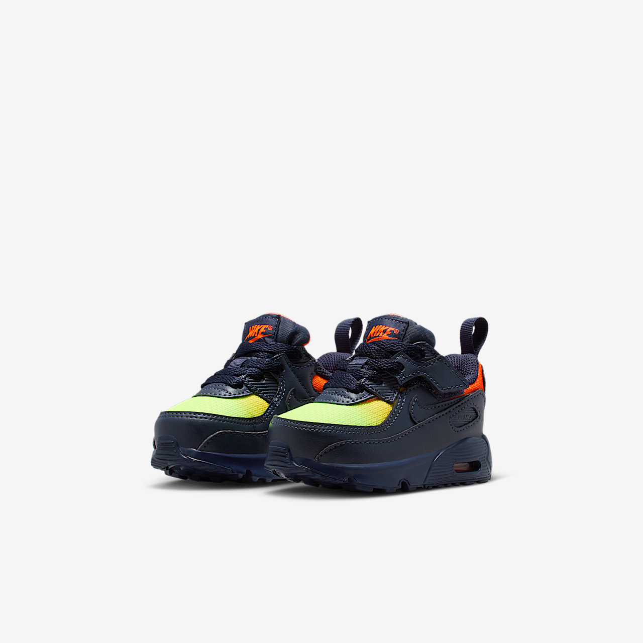 Nike Air max 90 sneaker Lemon Venom/Hyper Crimson/Laser Orange/Blackened Blue