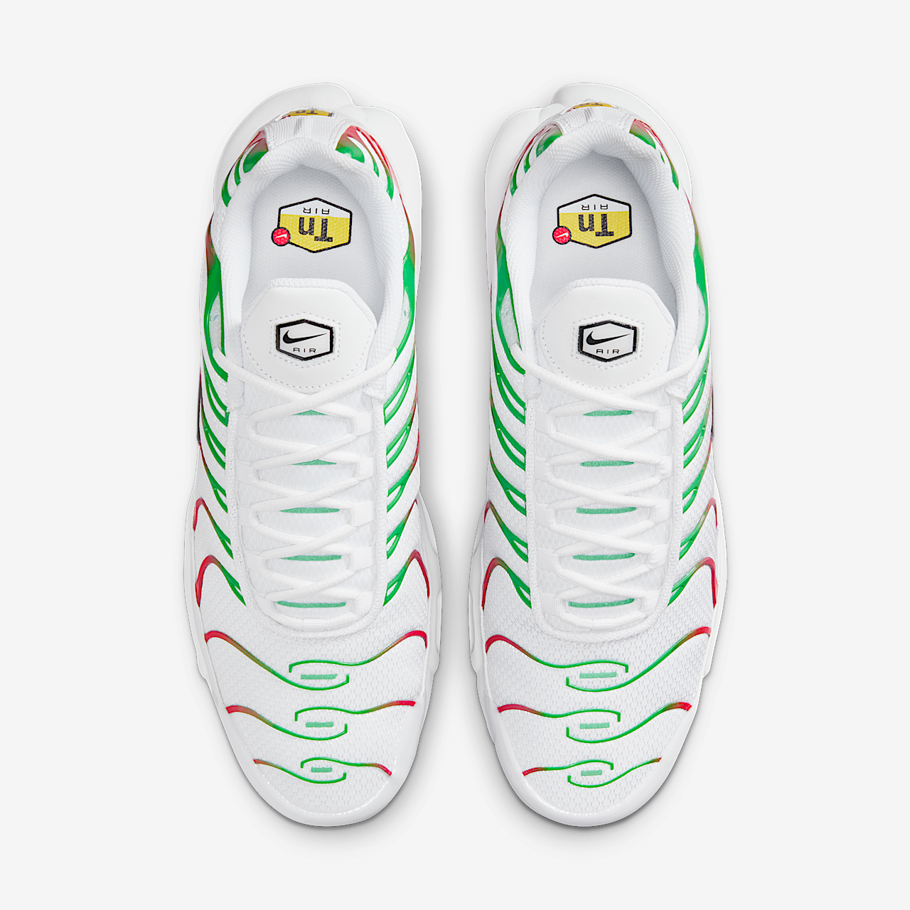 Nike Air Max Plus sneaker Wit/Kelly Green/University Red/Zwart