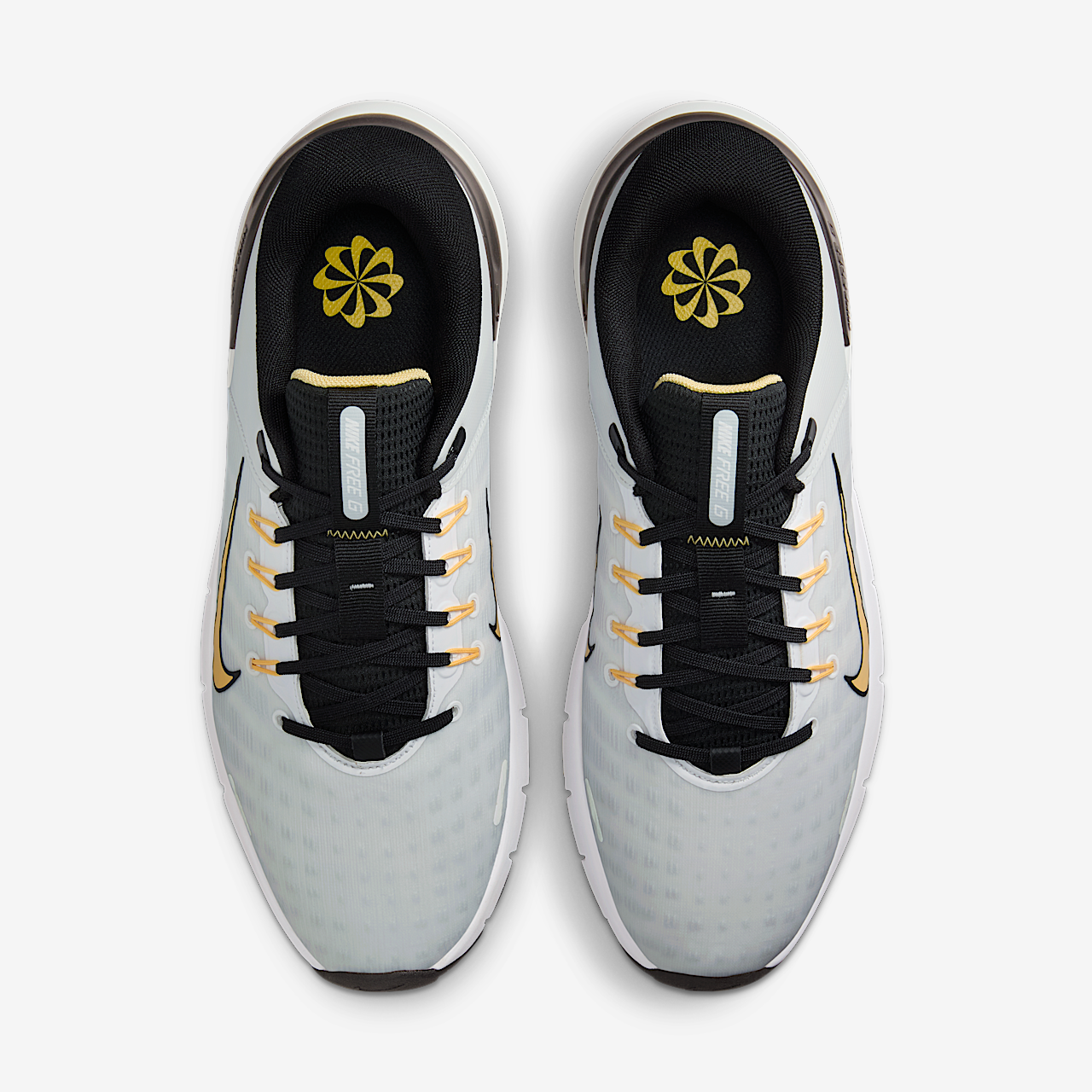 Nike Free sneaker Wit/Zwart/Pure Platinum/Topaz Gold