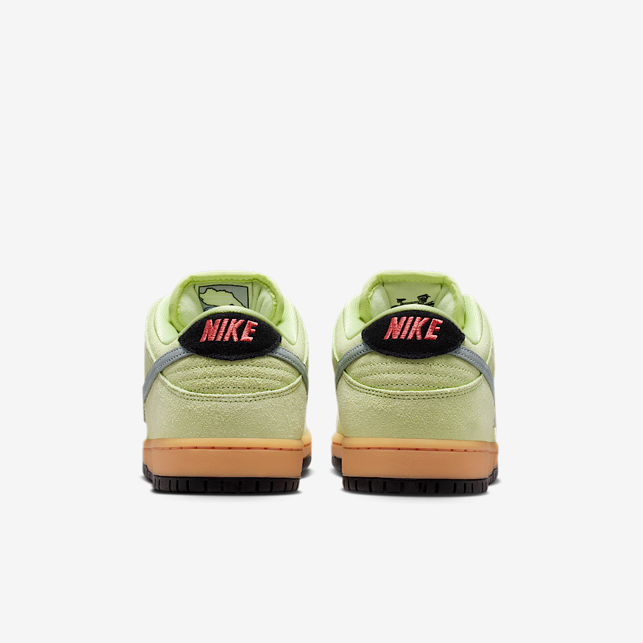 Nike Dunk Low sneaker Pistachio Frost/Zwart/Gum Yellow/Wolf Grey