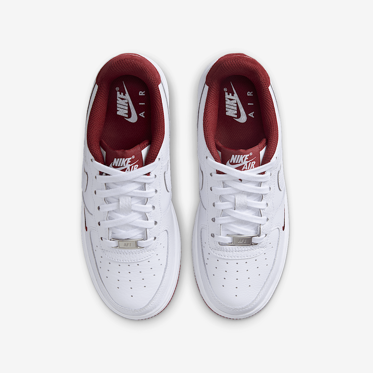 Nike Air Force 1 sneaker Wit/Team Red/Wit