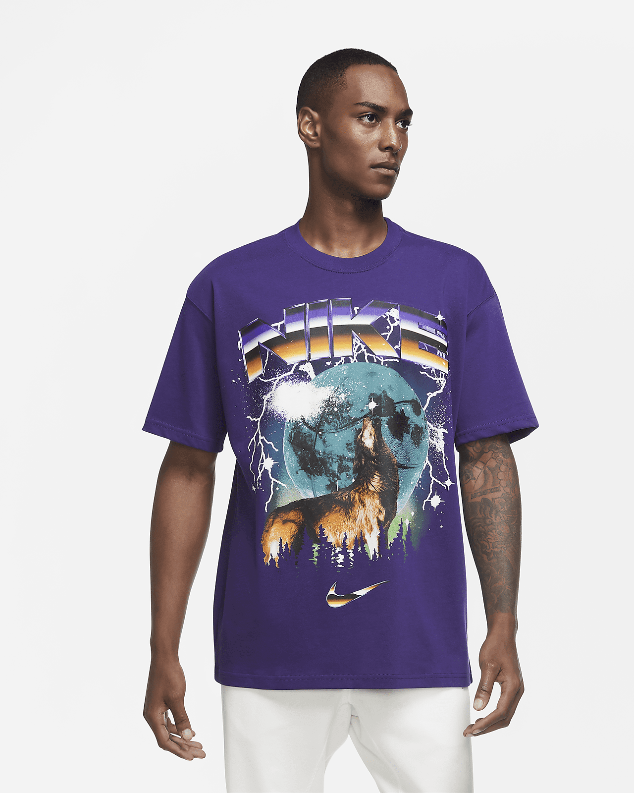 nike howlin moon ball t shirt