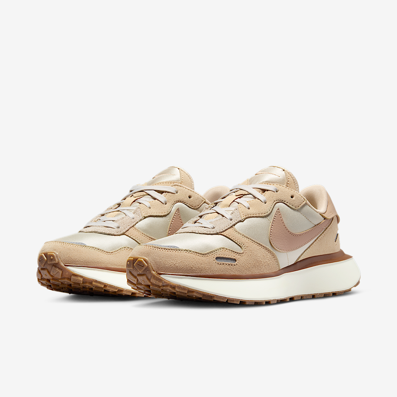 Nike Phoenix Waffle sneaker Sanddrift/Sesame/Metallic Silver/Hemp