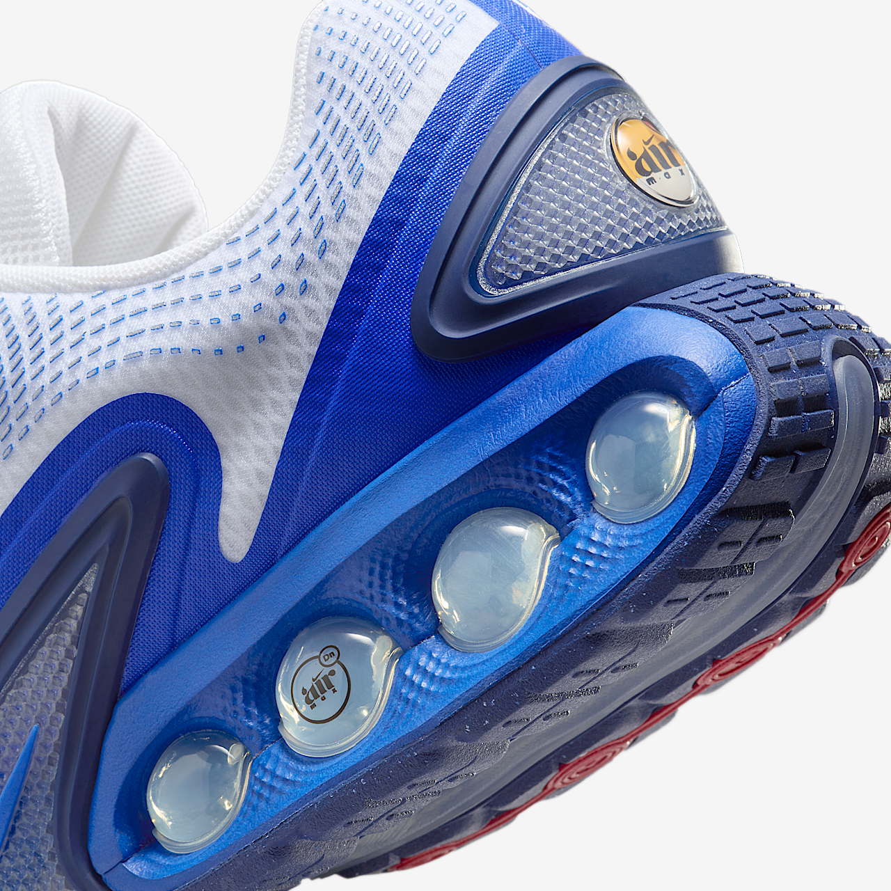 Nike Air Max DN sneaker Wit/Blue Void/Racer Blue