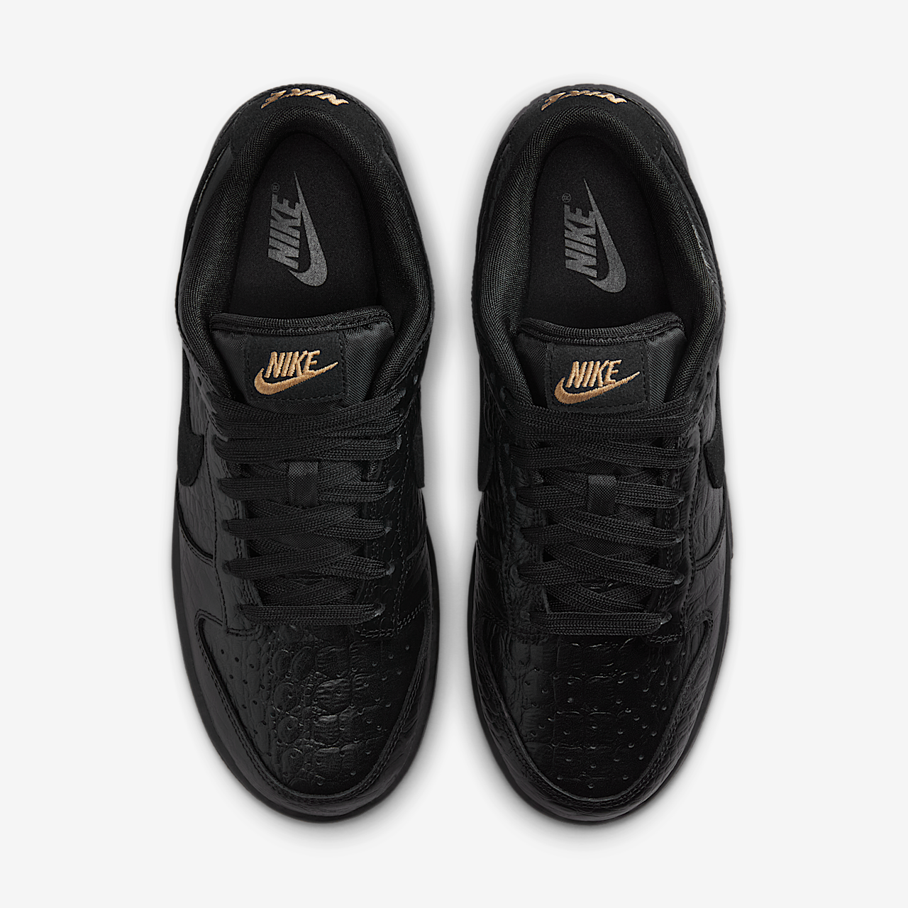Nike Dunk Low sneaker Zwart/Metallic Gold/Off Noir/Zwart