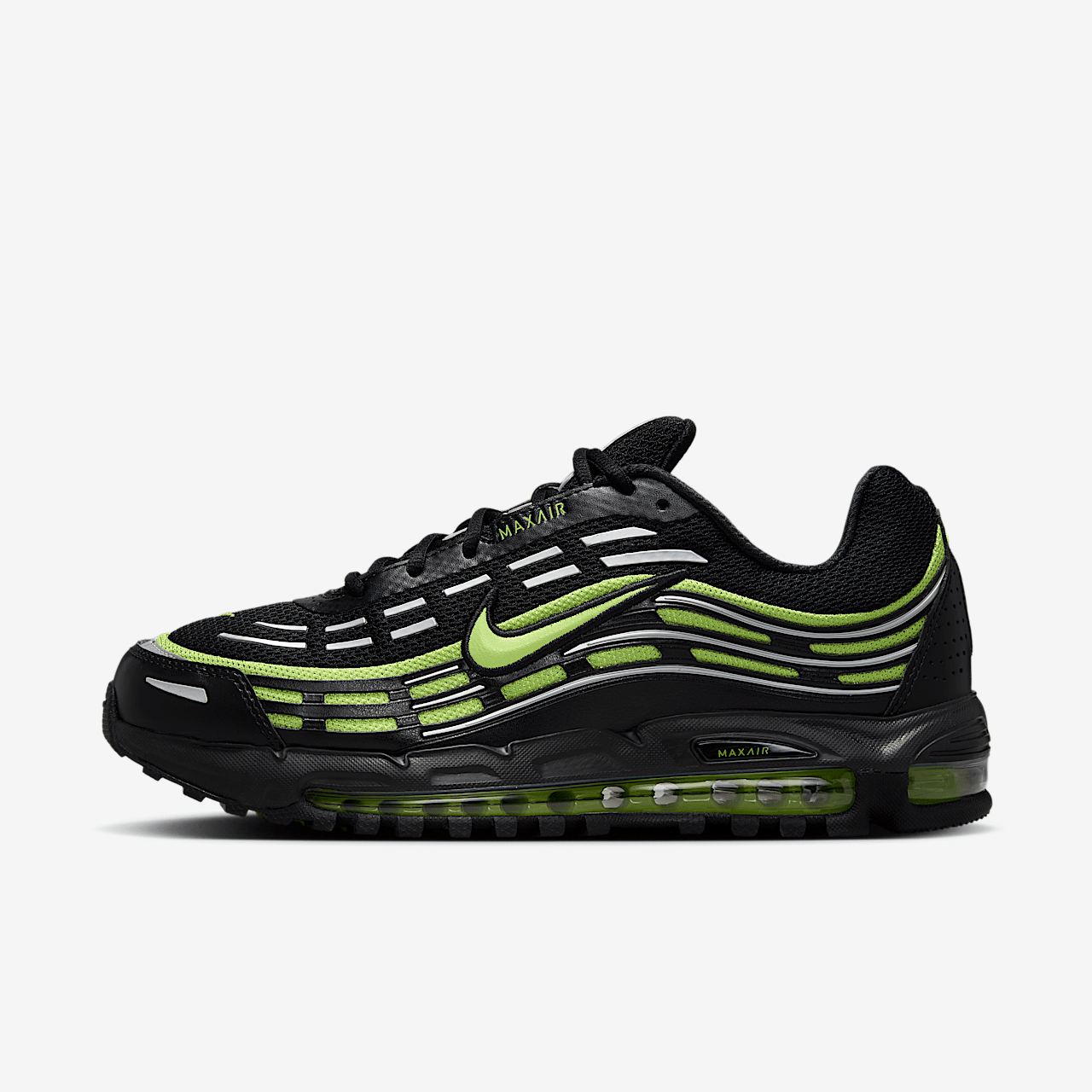 Nike Air Max sneaker Zwart/Zwart/Citron