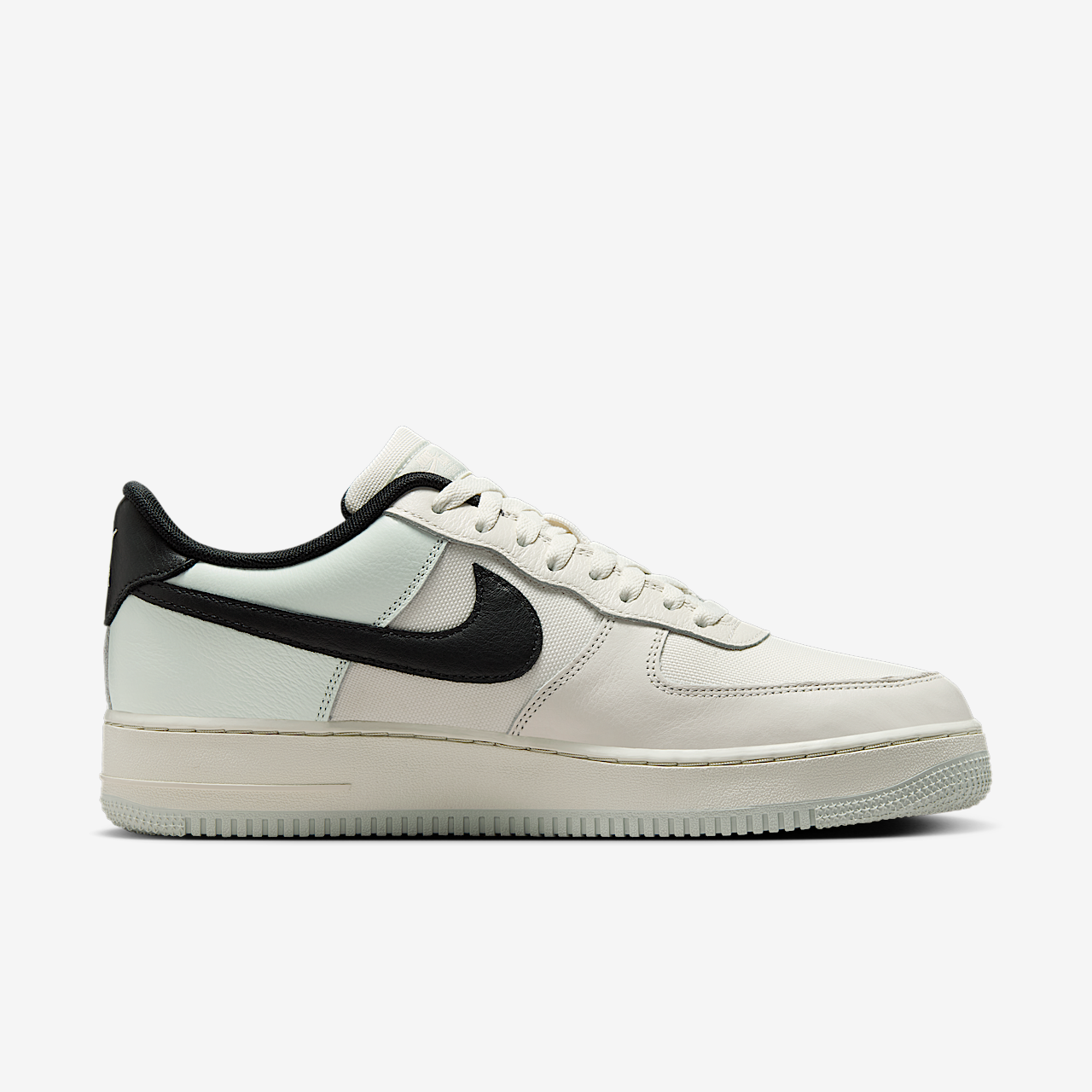 Nike Air Force 1 sneaker Phantom/Light Silver/Light Bone/Zwart