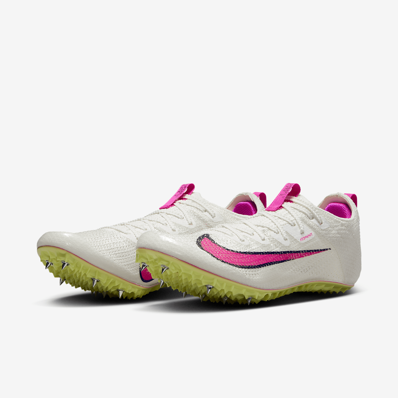 Nike  sneaker Sail/Light Lemon Twist/Zwart/Fierce Pink