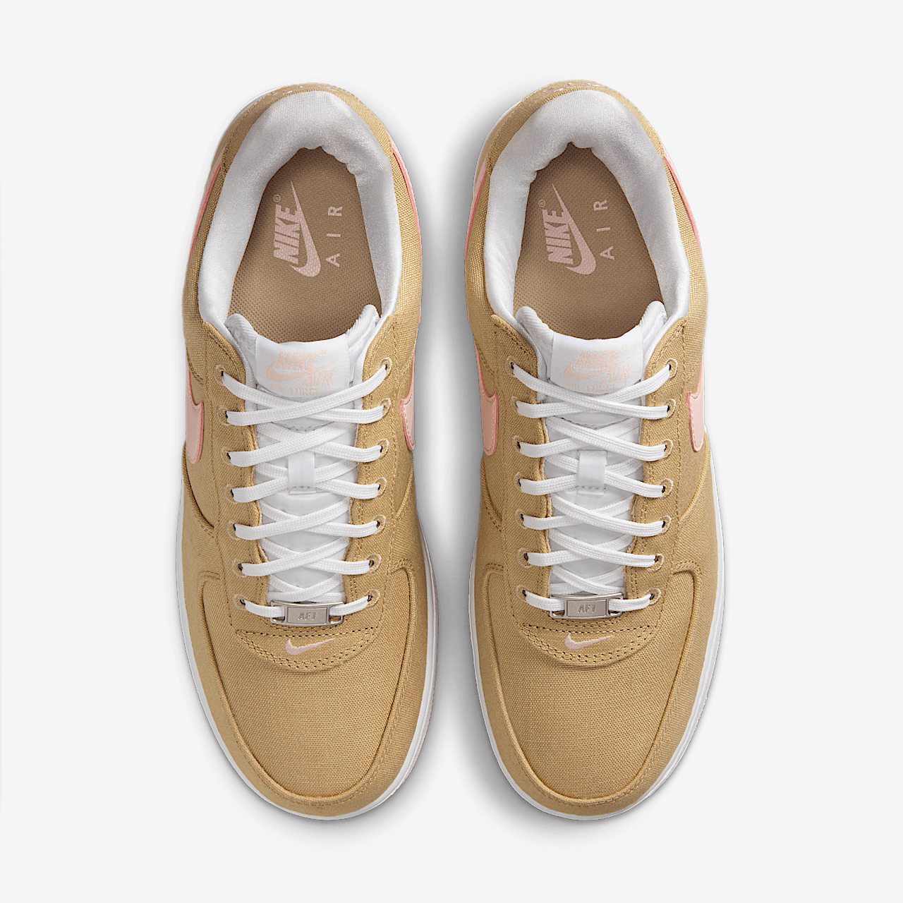 Nike Air Force 1 sneaker Linen/Wit/Atmosphere
