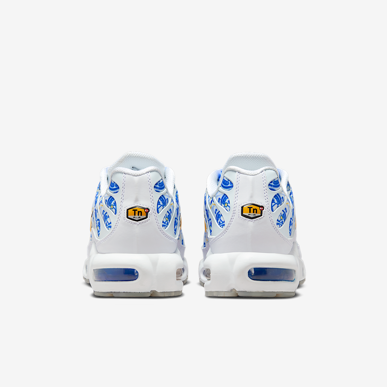 Nike Air Max Plus sneaker Wit/Zwart/Game Royal/Varsity Maize