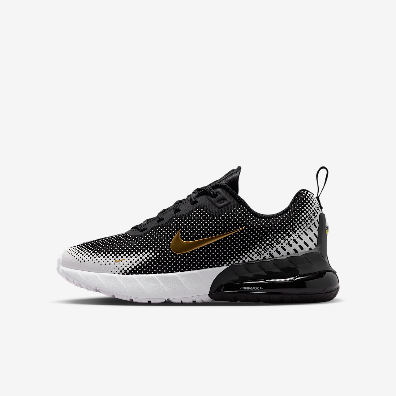 Nike Air Max sneaker Zwart/Wit/Metallic Gold