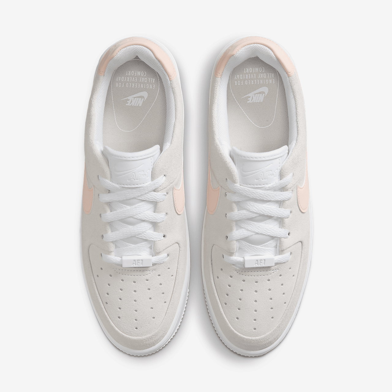 Nike Air Force 1 sneaker Wit/Sail/Guava Ice
