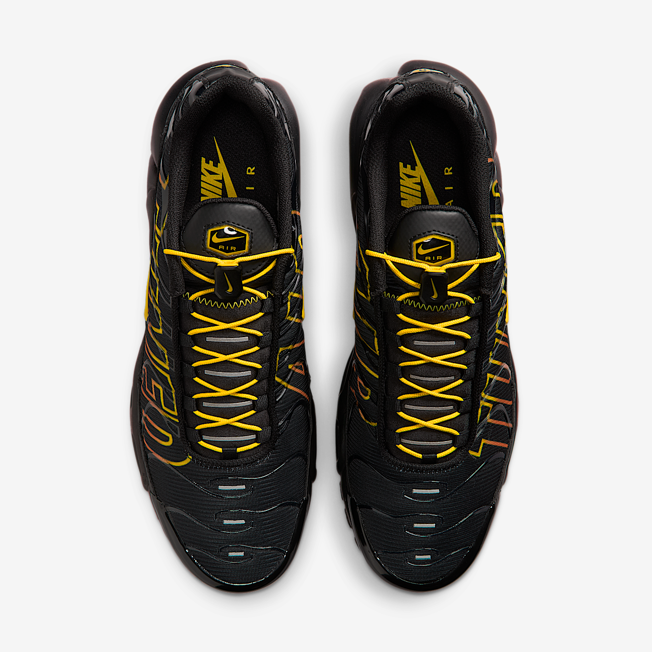 Nike Air Max Plus sneaker Zwart/Zwart/Safety Orange/Lightning