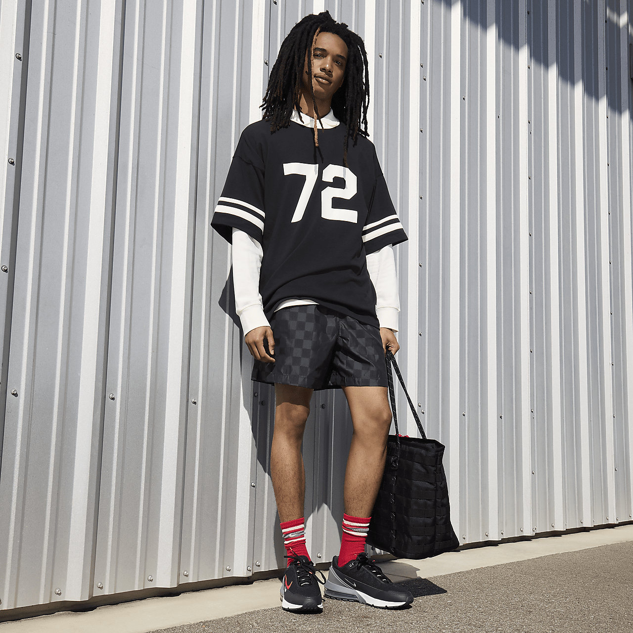 Nike Air Max Pulse sneaker Zwart/Smoke Grey/Anthracite/Bright Crimson