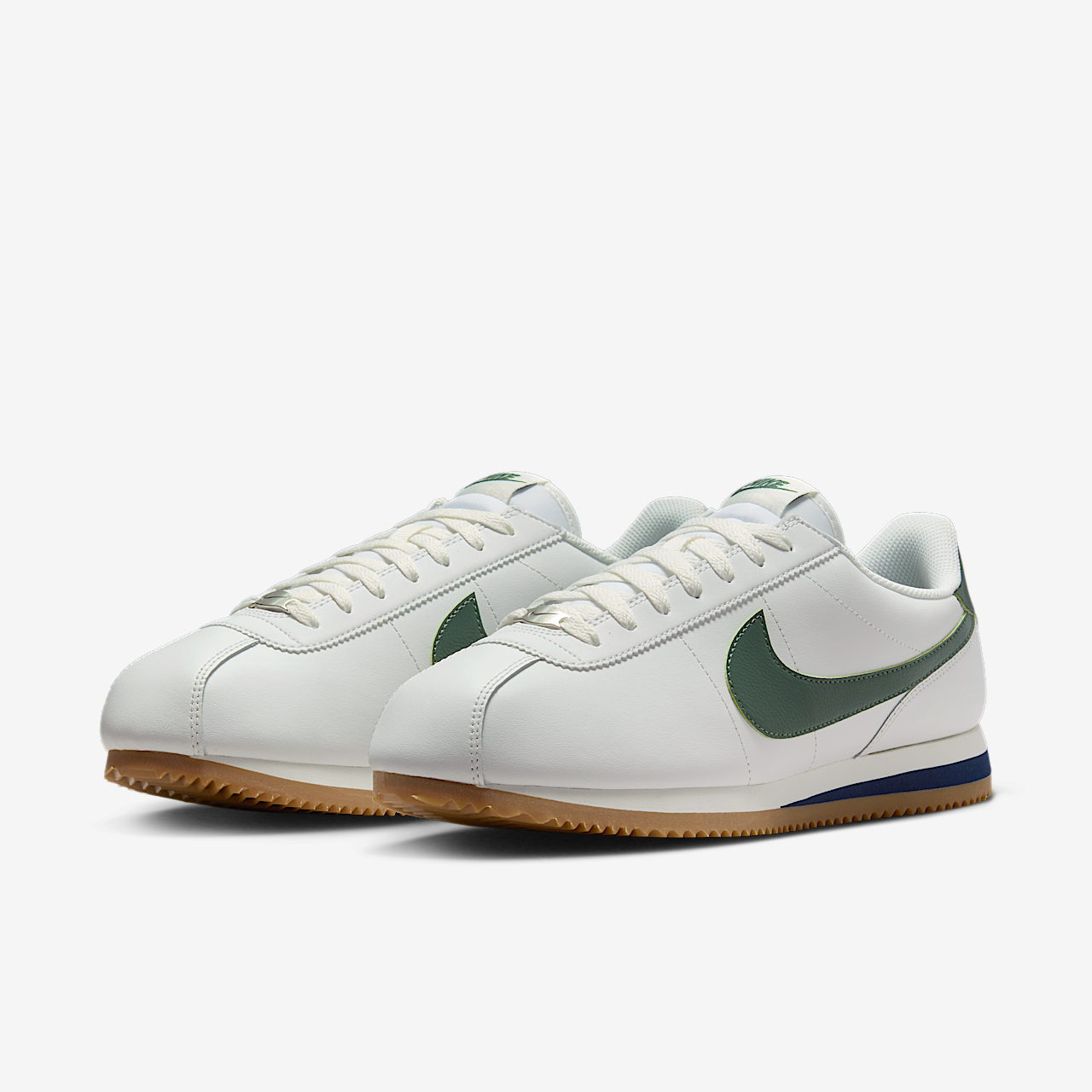 Nike Cortez sneaker Summit White/Midnight Navy/Metallic Silver/Fir