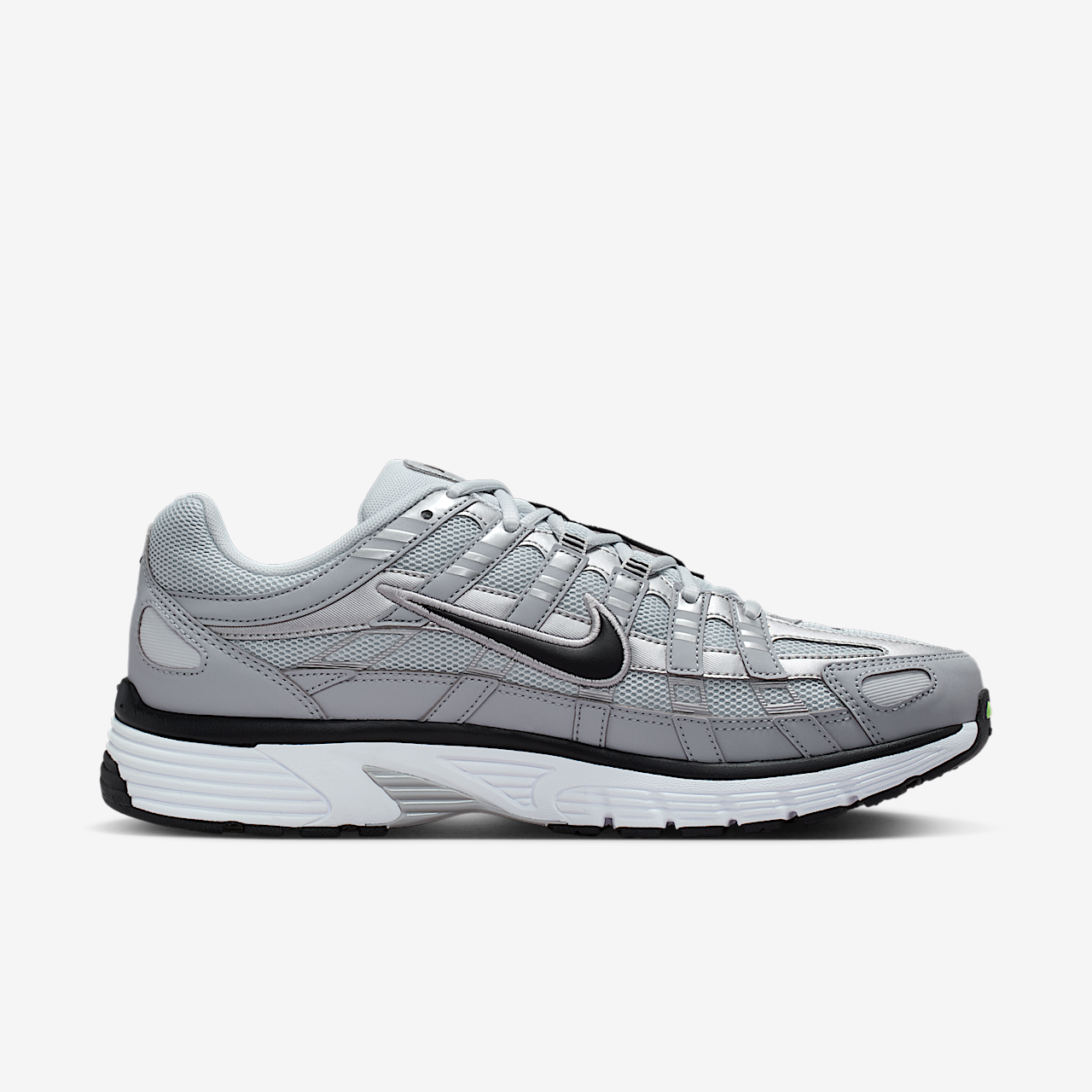 Nike P-6000 sneaker Wolf Grey/Pure Platinum/Metallic Silver/Zwart