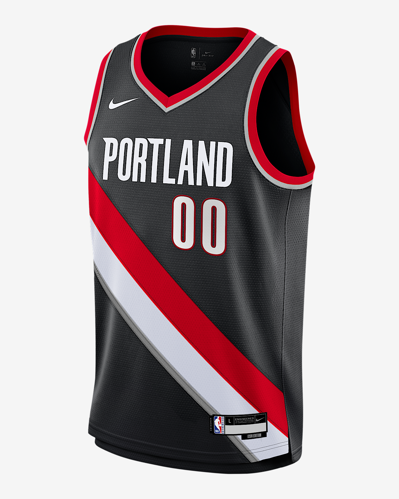Детские джерси Scoot Henderson Portland Trail Blazers Icon Edition Big Kids' Nike NBA Swingman Jersey