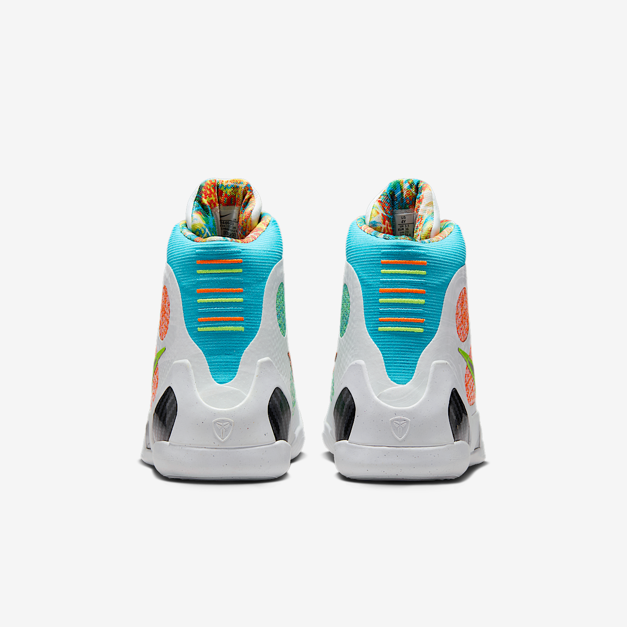 Nike Kobe sneaker Wit/Zwart/Chlorine Blue