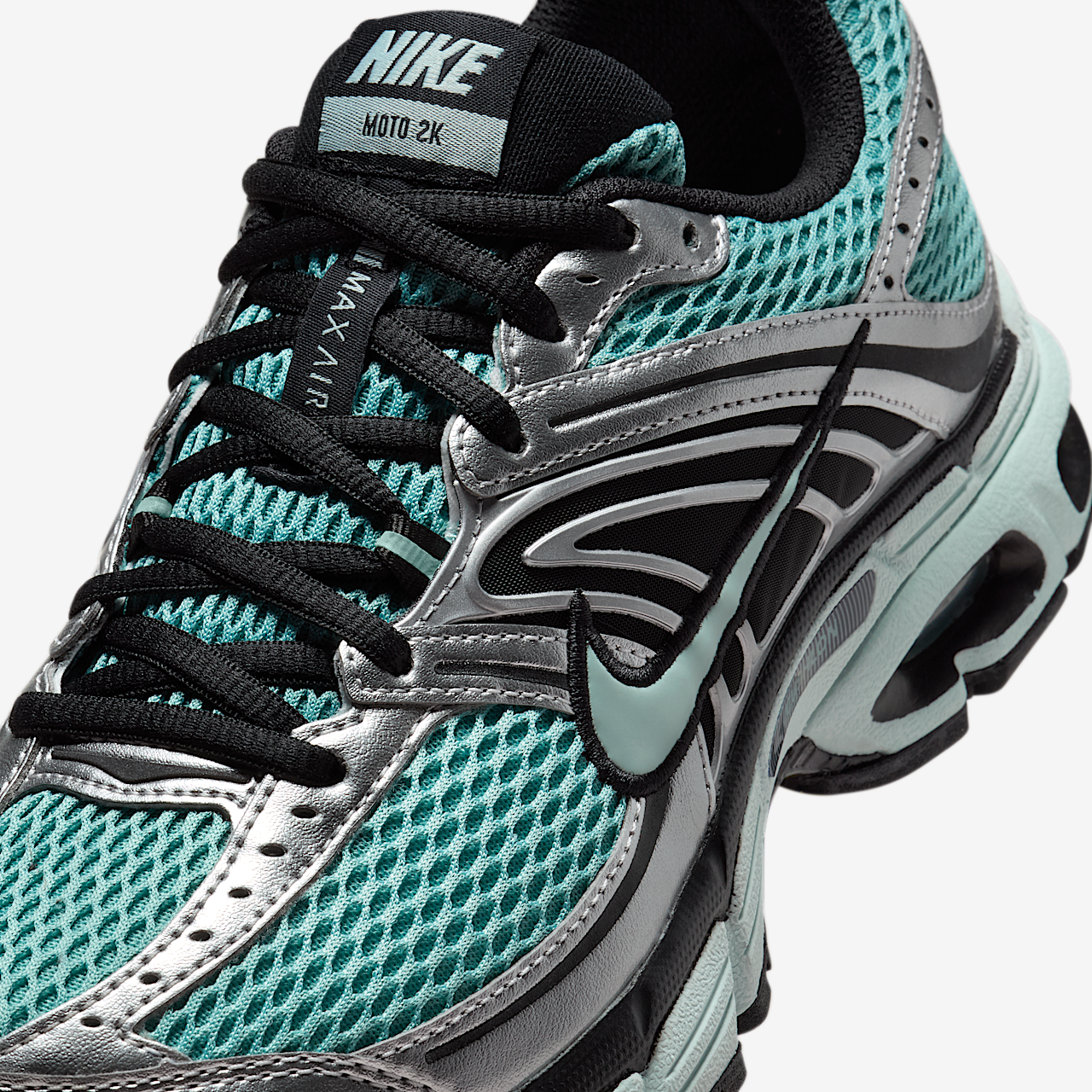 Nike Air Max sneaker Cannon/Zwart/Metallic Silver/Green Haze