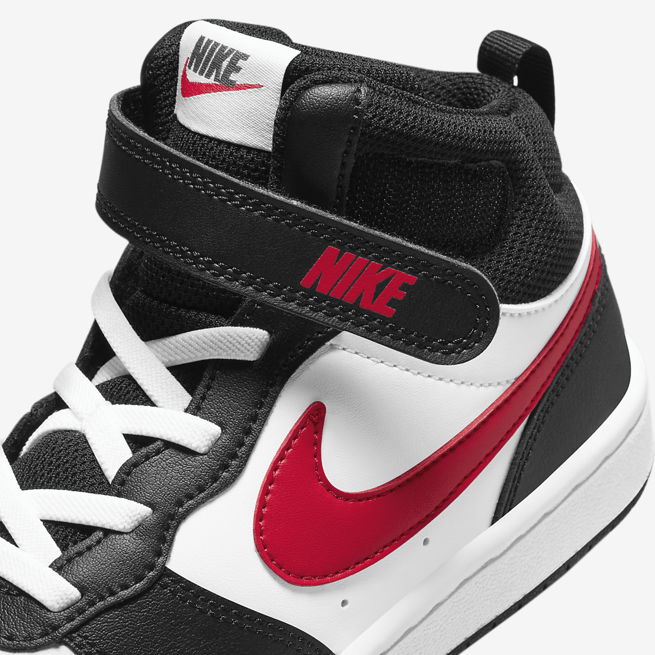 Nike  sneaker Wit/Wit/Zwart/University Red