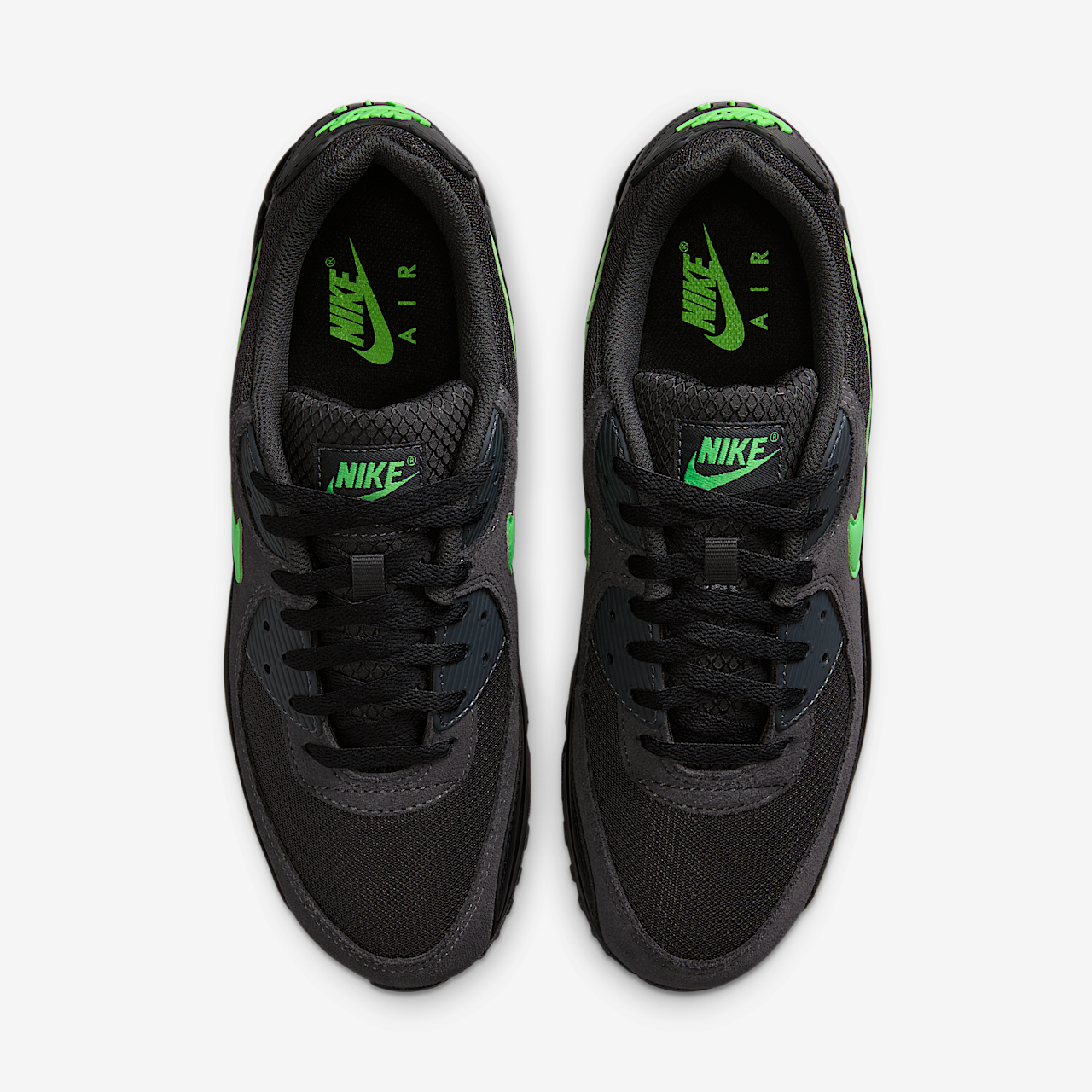 Nike Air max 90 sneaker Anthracite/Zwart/Green Strike