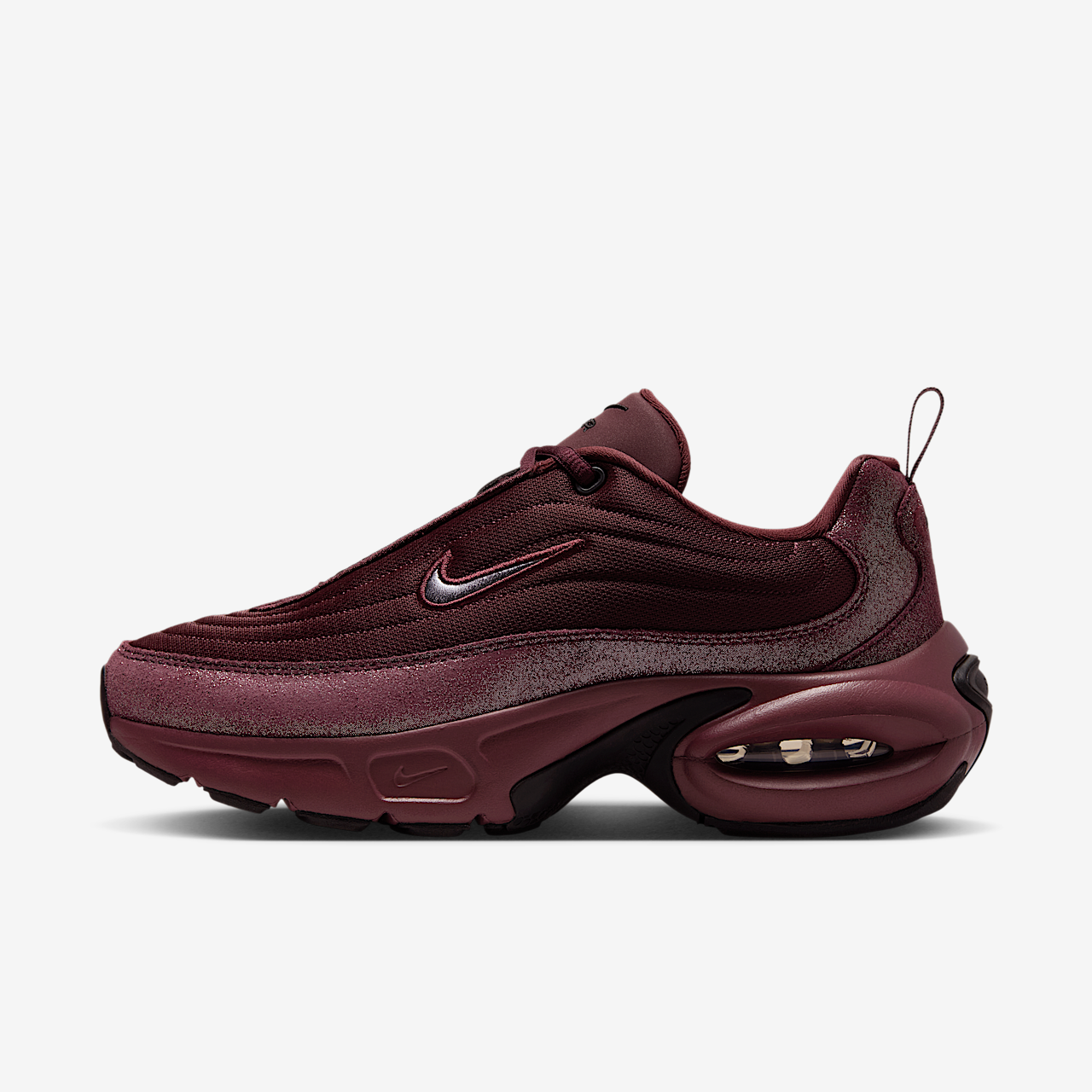 Nike Nike Air Max Portal sneaker Burgundy Crush/Zwart/Metallic Dark Grey