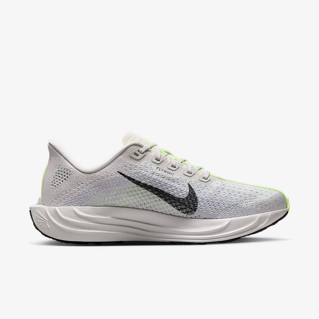 Nike Pegasus sneaker Platinum Tint/Pure Platinum/Barely Volt/Zwart