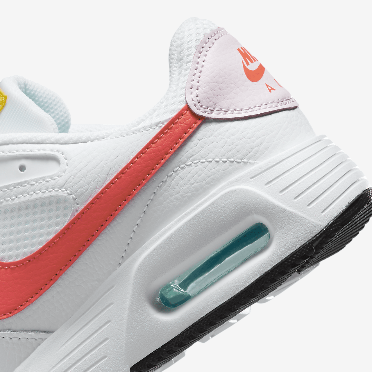 Nike Air Max SC sneaker Wit/Pink Foam/Light Laser Orange/Bright Crimson