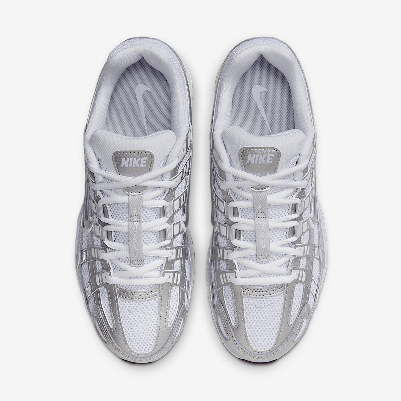 Nike P-6000 sneaker Wit/Blue Tint/Sail/Metallic Silver