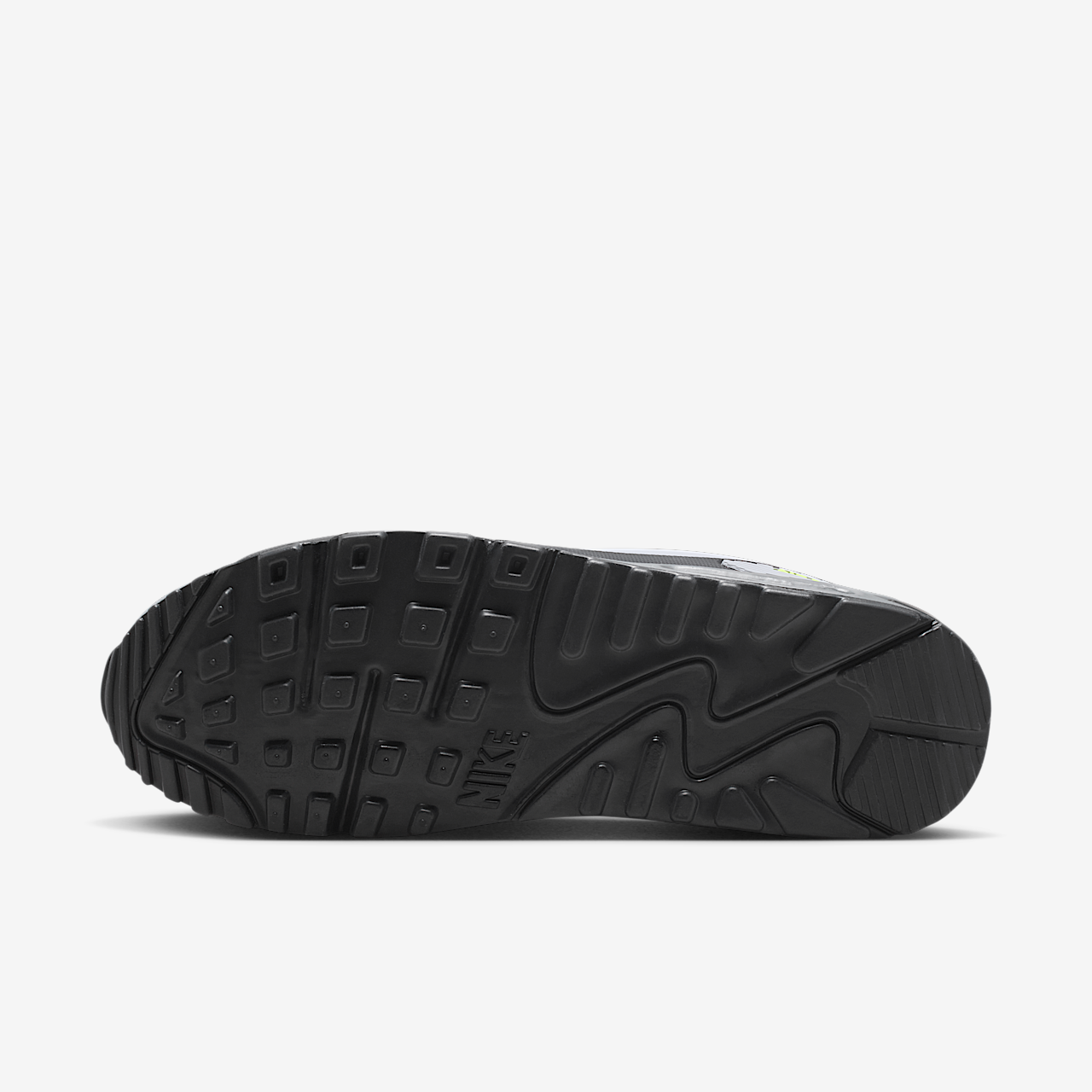 Nike Air Max sneaker Cool Grey/Volt/Zwart/Wolf Grey
