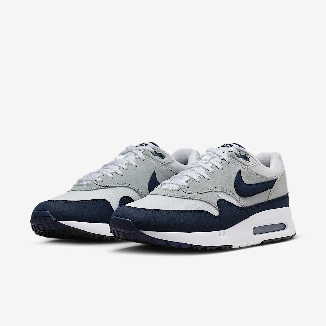 Nike Air Max 1 sneaker Wit/Wolf Grey/Obsidian