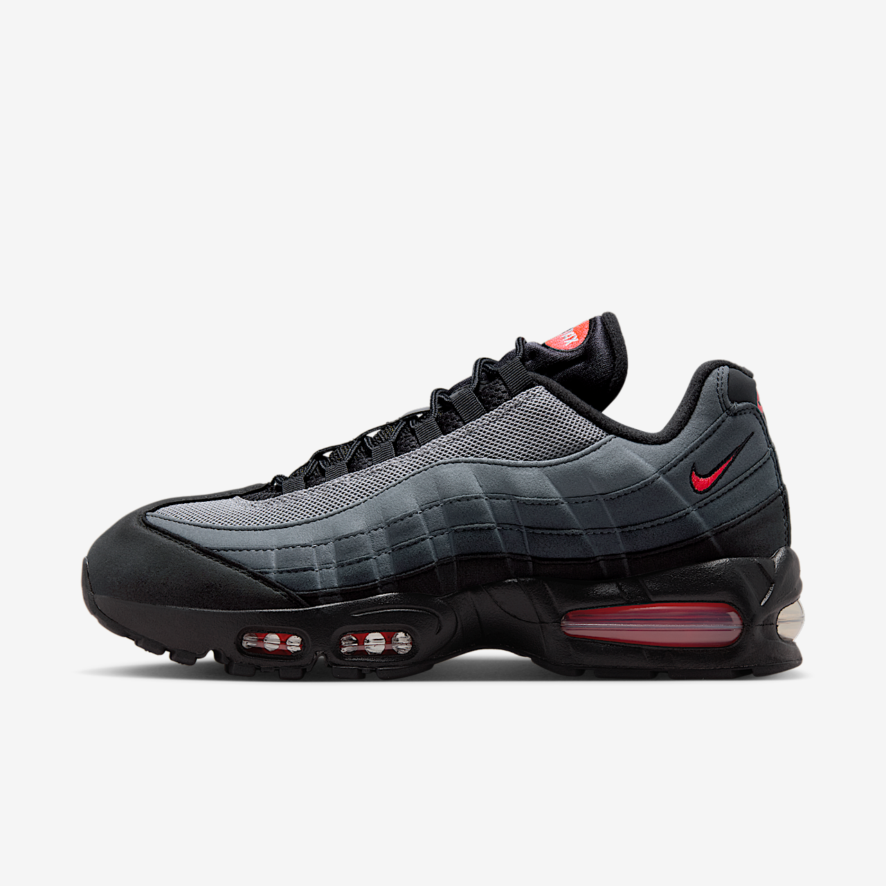Nike Air Max sneaker Zwart/Anthracite/Iron Grey/Bright Crimson