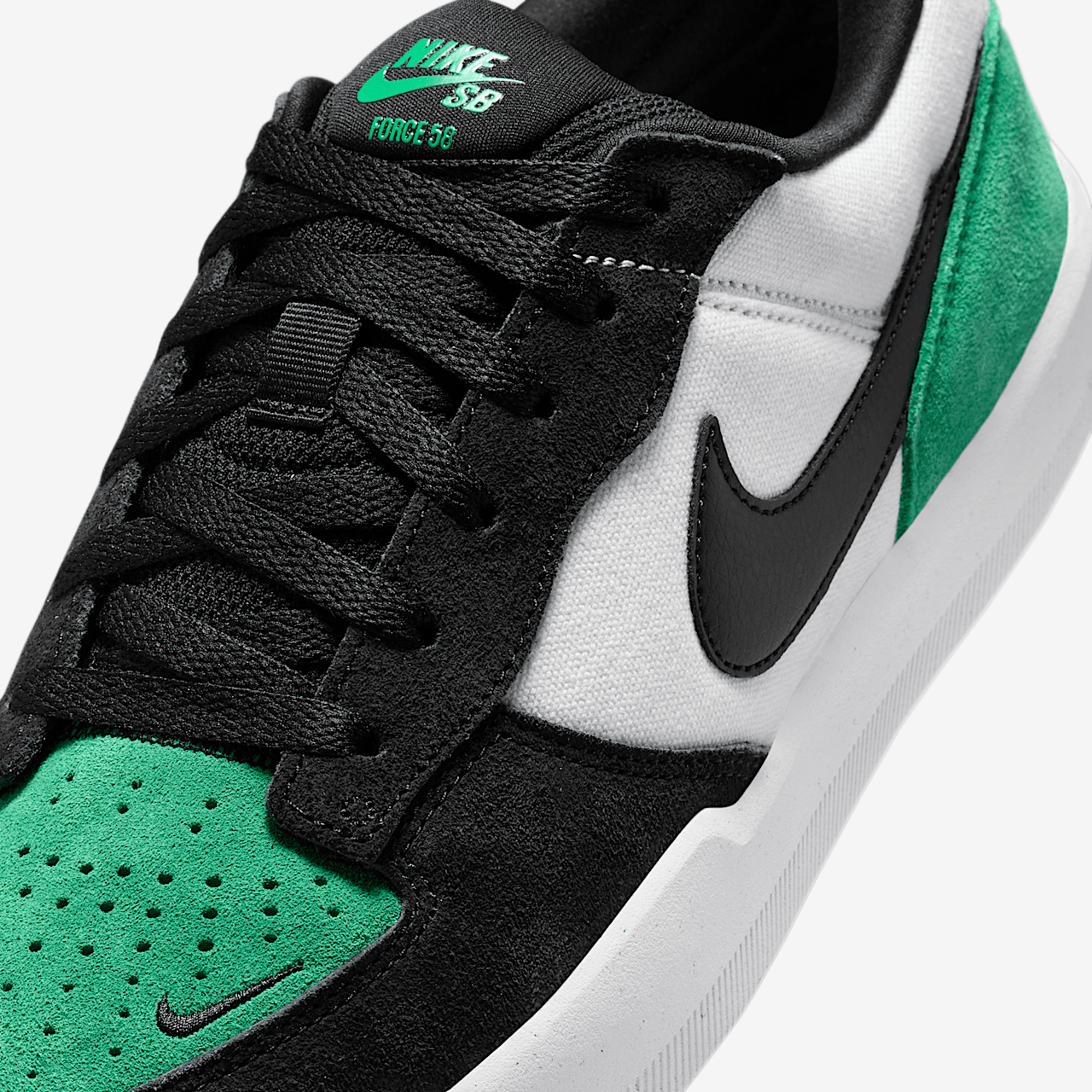 Nike  sneaker Wit/Stadium Green/Wit/Zwart
