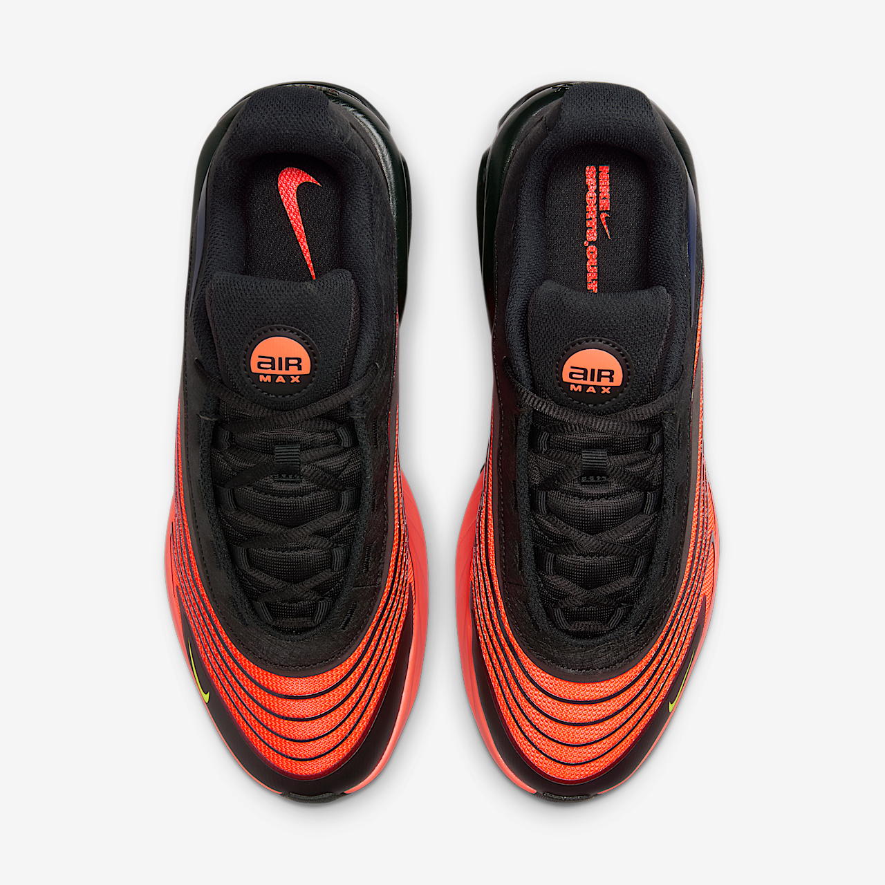 Nike Air Max sneaker Hyper Crimson/Zwart/Blackened Blue/Lemon Venom